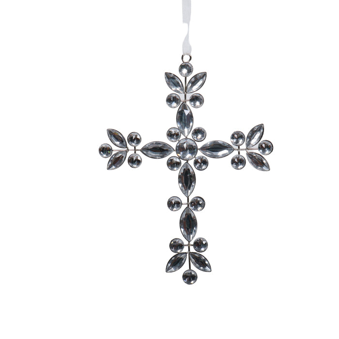 Wire Jewel Silver Cross