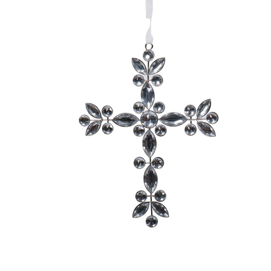 Wire Jewel Silver Cross