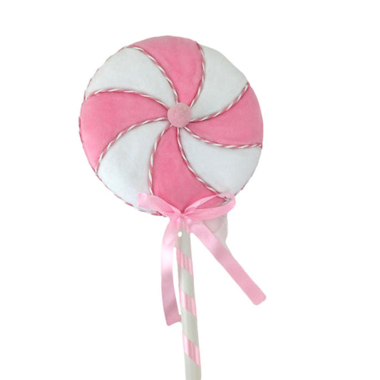 Pink, White Lollypop 25cm