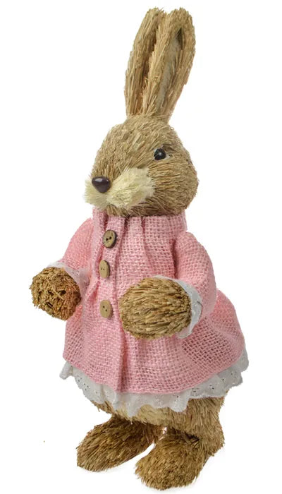Abi Rabbit Straw Pink Dress