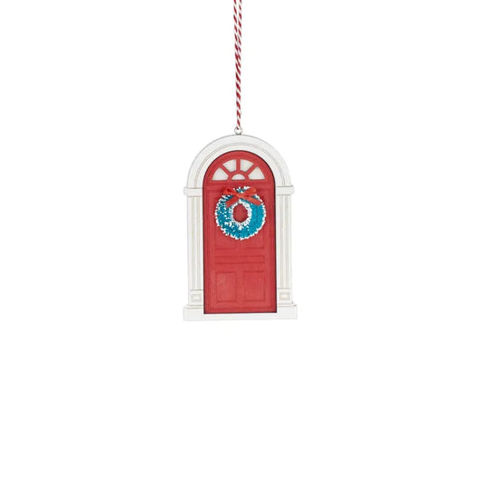 Door Hanger Wood 15cm Red