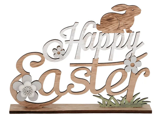 Happy Easter Deco Blue White