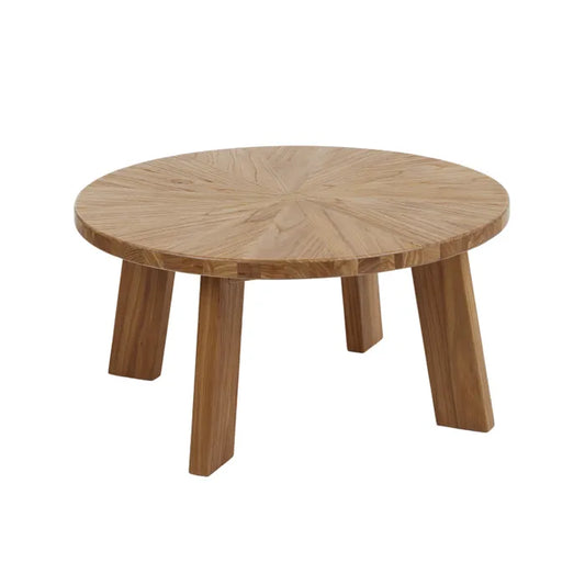 Hume Elm Wood Coffee Table 80cm