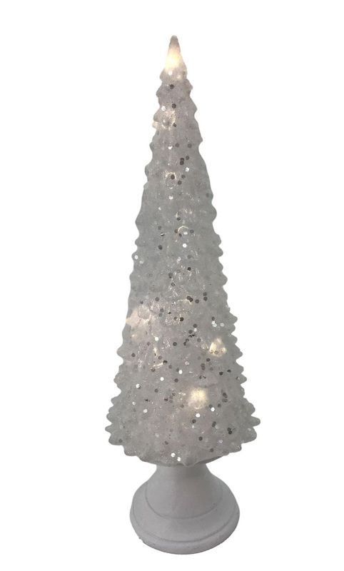 White Led Tree Small