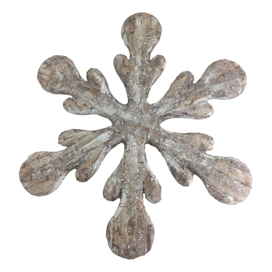 Natural Snowflake Hanging Ornament