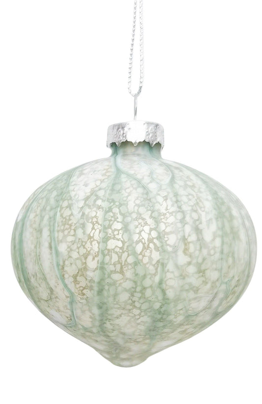 Sea Foam Onion Bauble Green