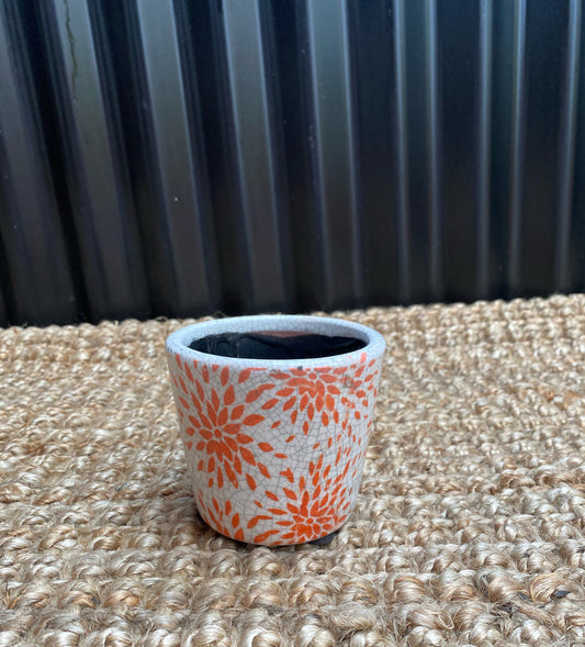 Orange Burst Small Pot
