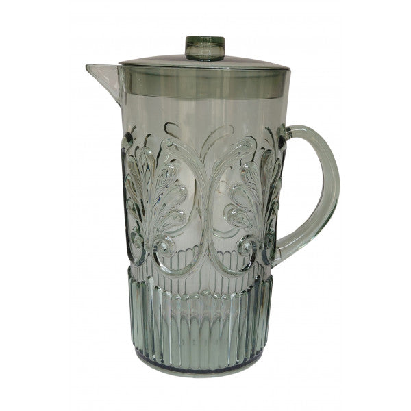 Sage Green Scollop Pitcher/Jug 2.4ltr