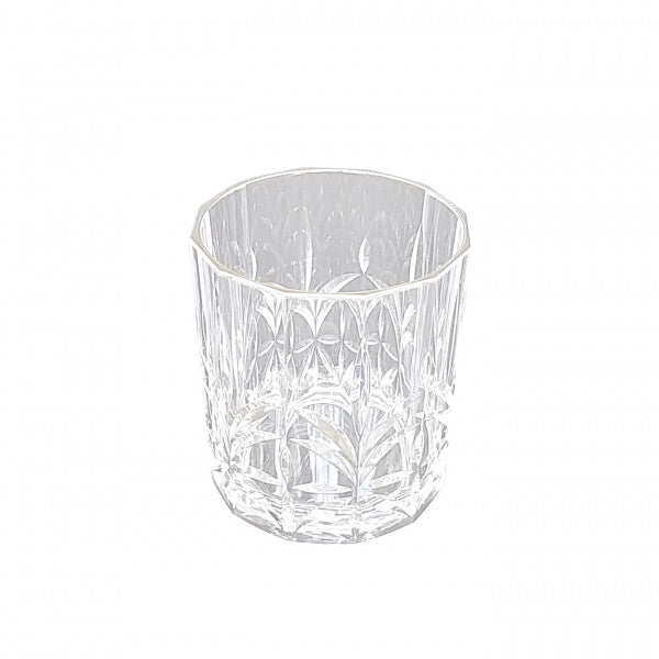 Crystal Cut Tumbler Clear Acrylic