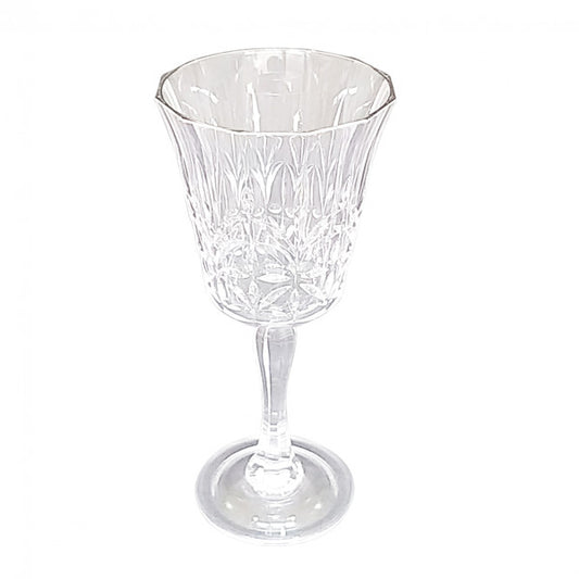 Crystal Cut Wine Glass Acrylic