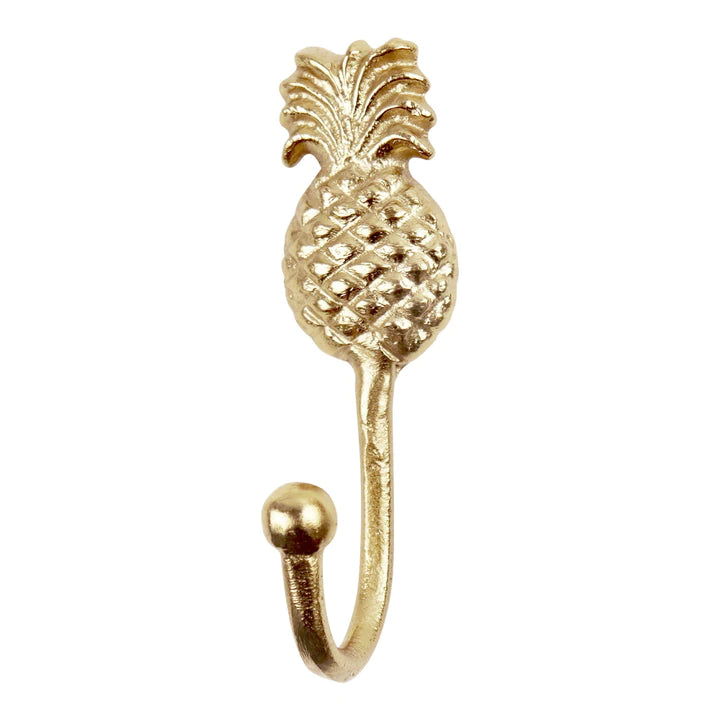 Single Brass Pineapple Wall Hook