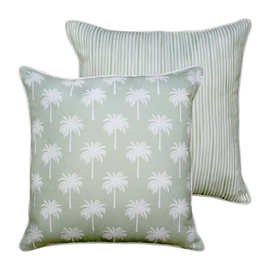Tropic Light Green Cushion 50cm