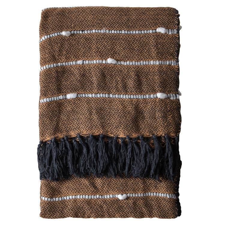 Lari Throw Camel Black
