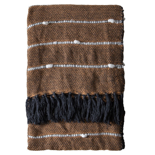 Lari Throw Camel Black