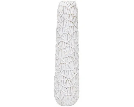 Fan Shell Resin Vase 67 cm