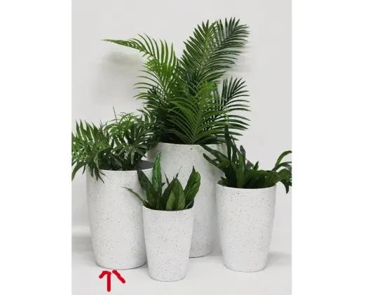 Havana L/weight White T/Cone Planter L