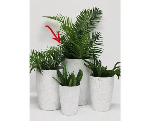 Havana L/weight White T/Cone Planter XL