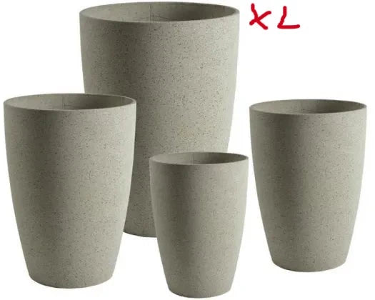 Havana L/weight T/Cone Beige Planter XL