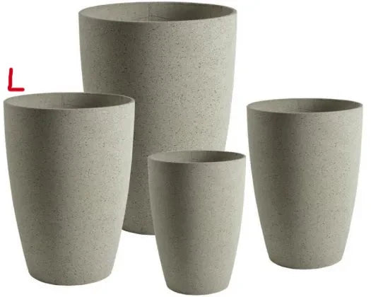 Havana L/weight T/Cone Beige Planter L