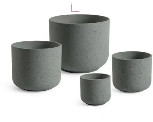 Havana L/weight Cement Round Planter L