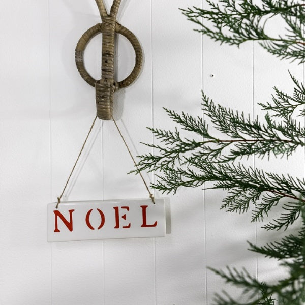 Noel Hanging sign Red