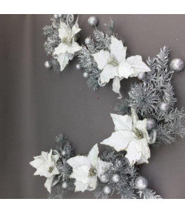 White Silver Garland