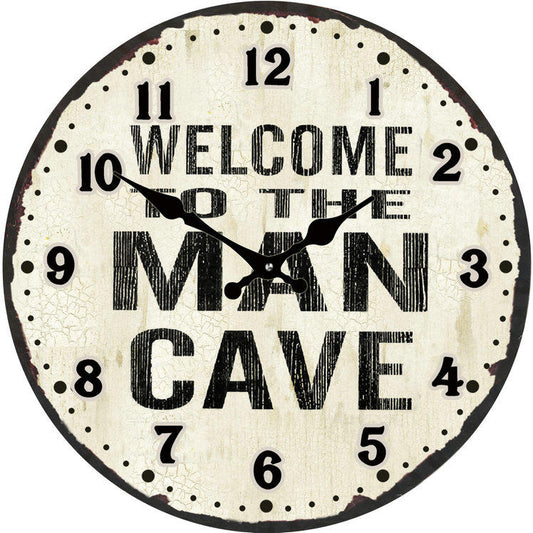Man Cave Clock 30 cm