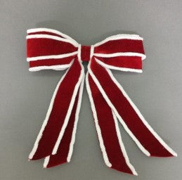 Red/White Christmas Bow