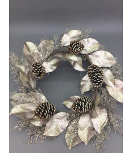 Champagne Wreath 66 cm