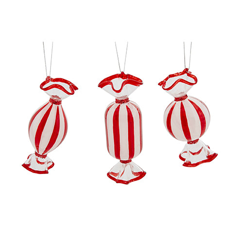 Glass Candy Christmas  Decoration Assorted 13 cm