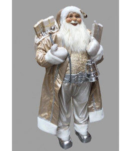 Champagne Traditional Santa 120 cm