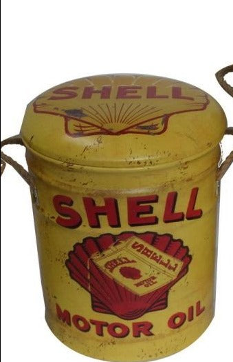 Shell Oil Stool Small