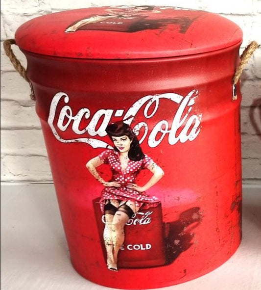 Retro Coke Stool Large