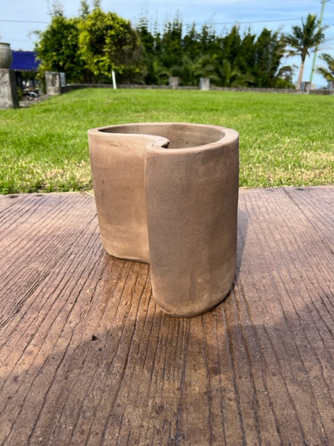 Antique Terracotta Kidney Small