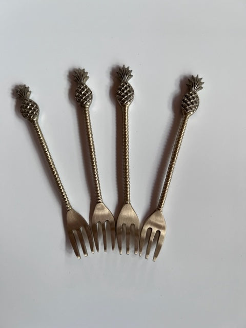 Pineapple Brass Folk Set 4