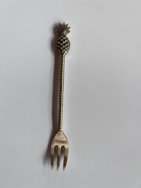 Pineapple Brass Fork