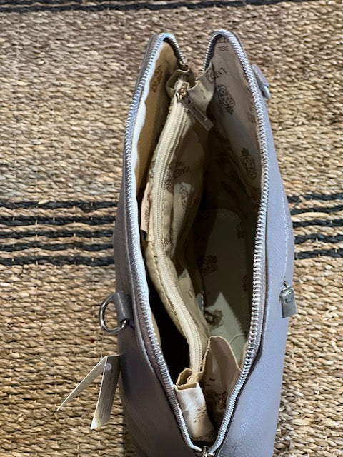 I Medici Leather Handbag Latte