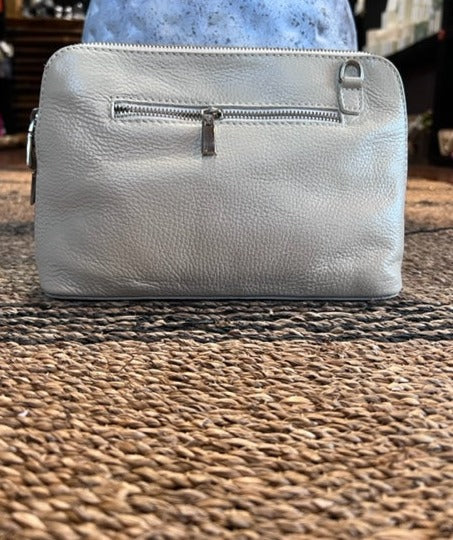 I Medici Leather Handbag Med Cream