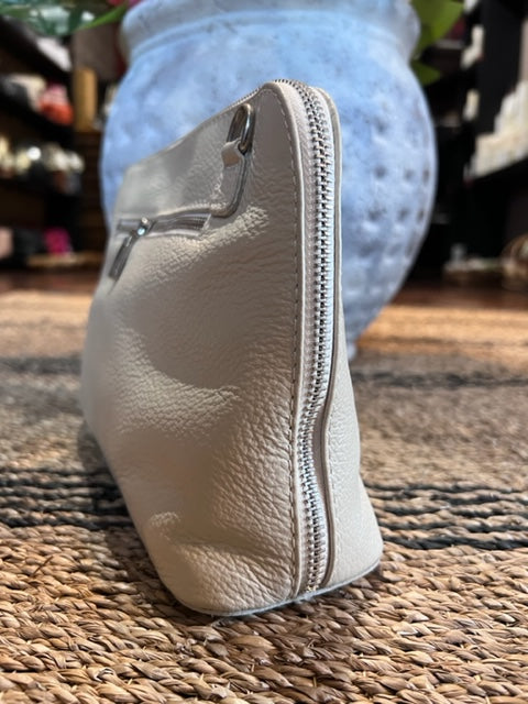 I Medici Leather Handbag Med Cream