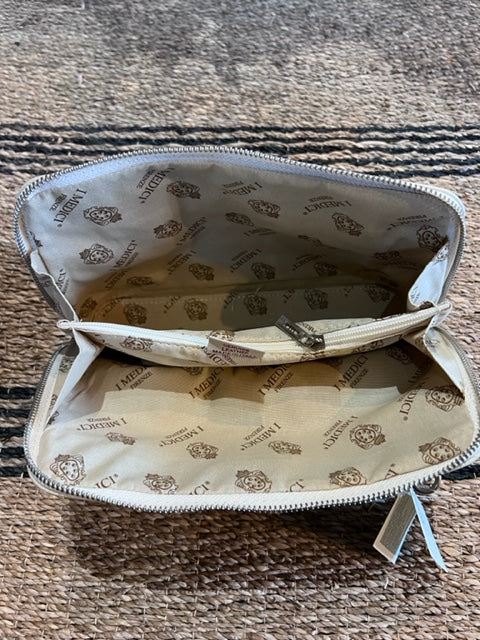I Medici Leather Handbag Med Cream