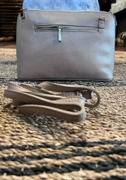 I Medici Leather Handbag Med Latte