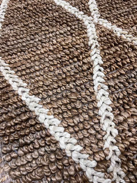 Jute Diamond Rug 160 x 230 cm