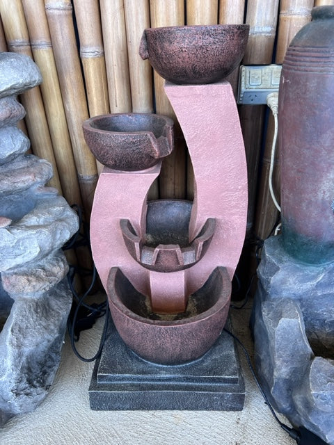 Bronze Bowl W/Feature w/Pump and Lights