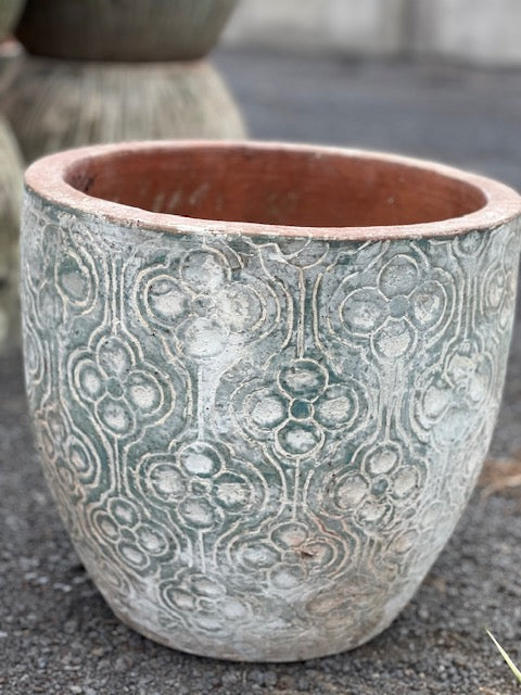 Ancient Daisy Pot Medium