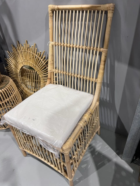 Chair Slim With Cushion Natural