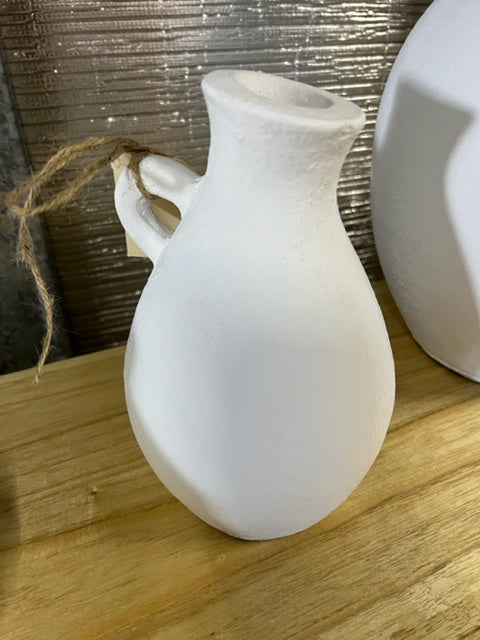 Virgen Vase White 20cm