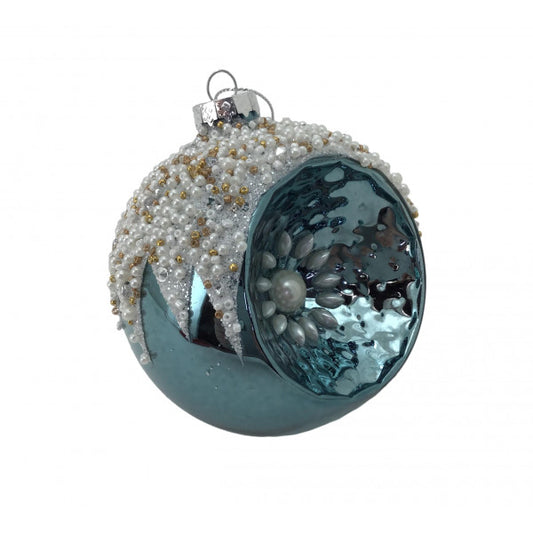 Blue Vintage Ball Hanging Ornament