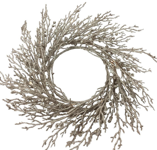 Champagne Wreath 55 cm