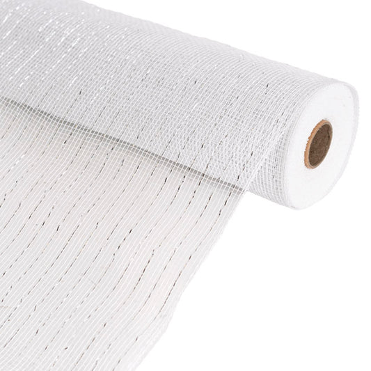 White Metallic Mesh Roll 53 x 9m