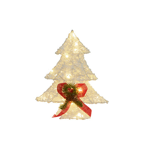 White Tree with LED 35 cm